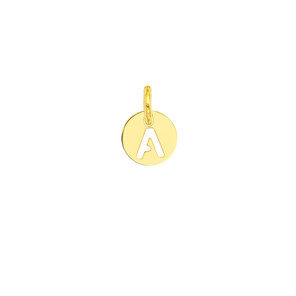 Charm Lettera in Oro – Modello 3 A Oro Giallo