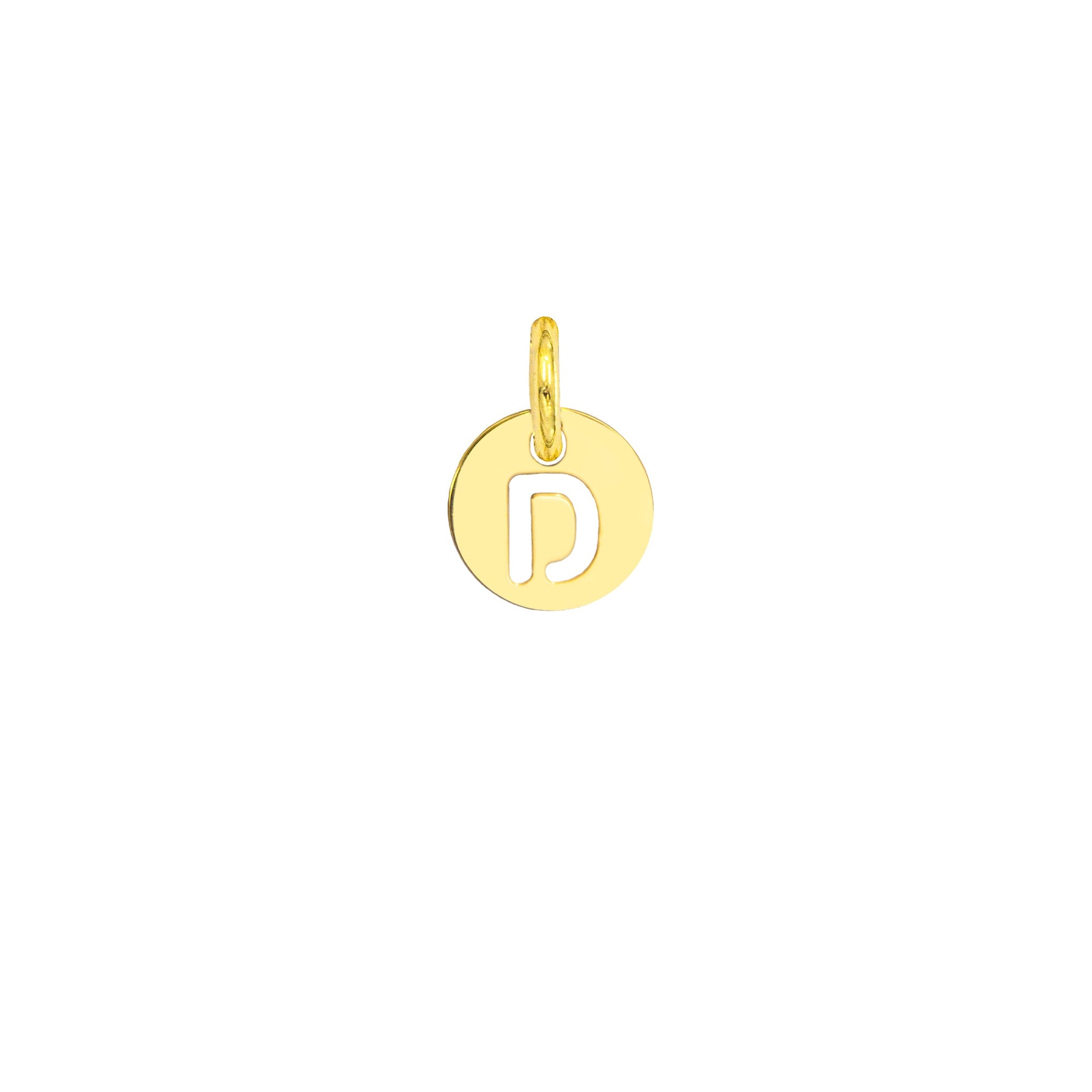Charm Lettera D in Oro