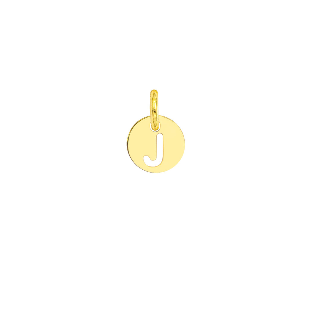 Charm Lettera in Oro – Modello 3 J Oro Giallo