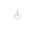 Charm Lettera in Oro – Modello 3 K Oro Bianco