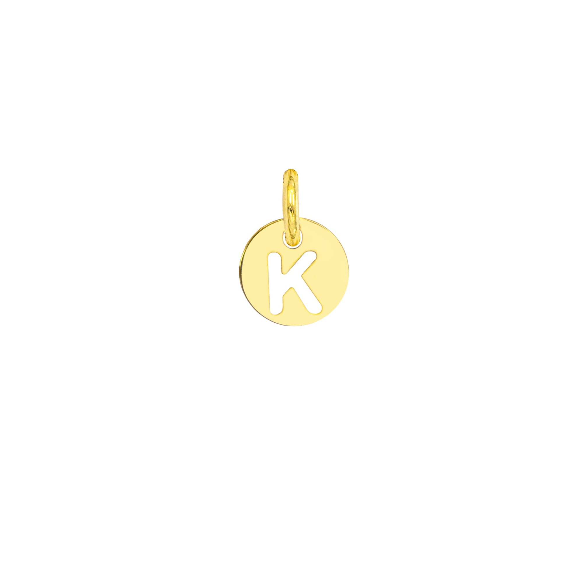 Charm Lettera K in Oro