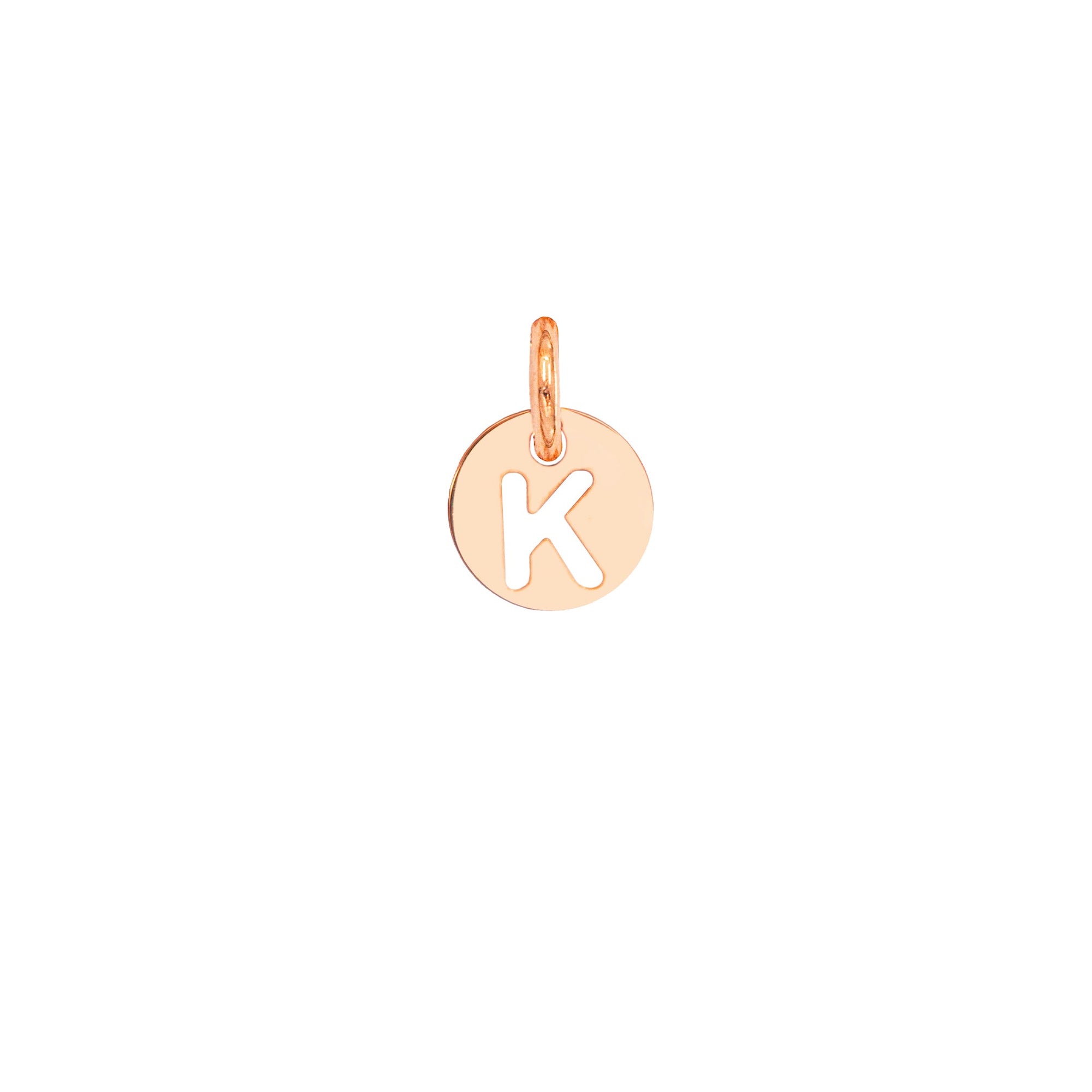 Charm Lettera K in Oro