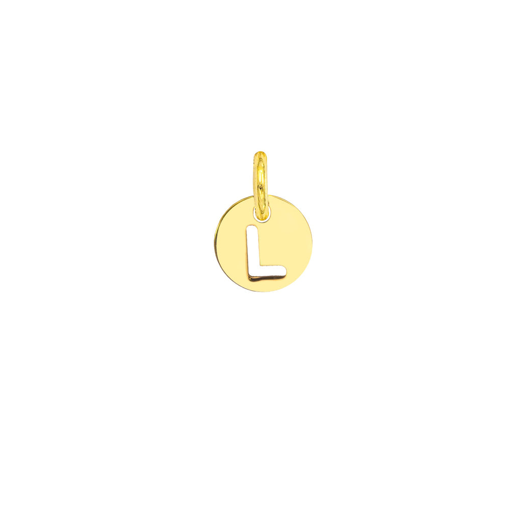 Charm Lettera in Oro – Modello 3 L Oro Giallo