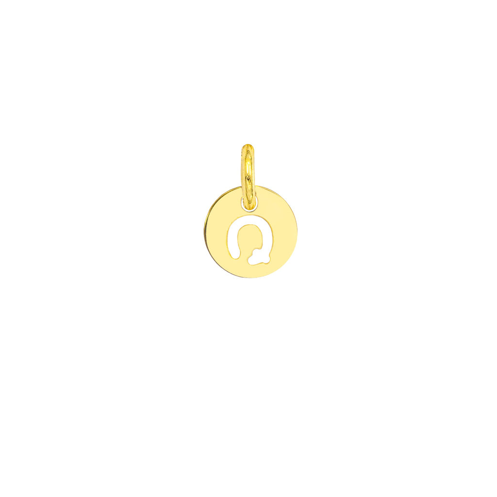 Charm Lettera in Oro – Modello 3 Q Oro Giallo