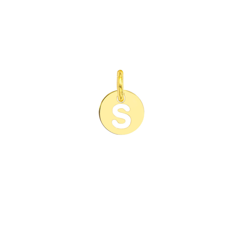 Charm Lettera in Oro – Modello 3 S Oro Giallo