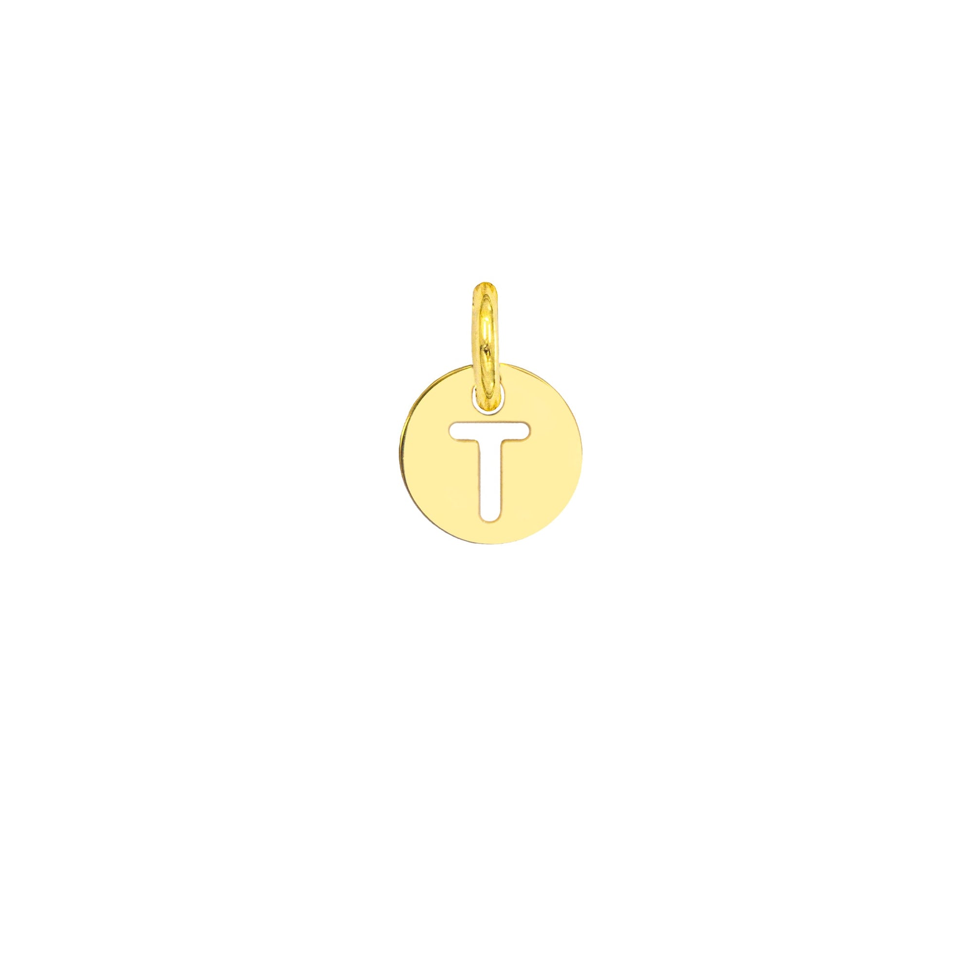 Charm Lettera T in Oro
