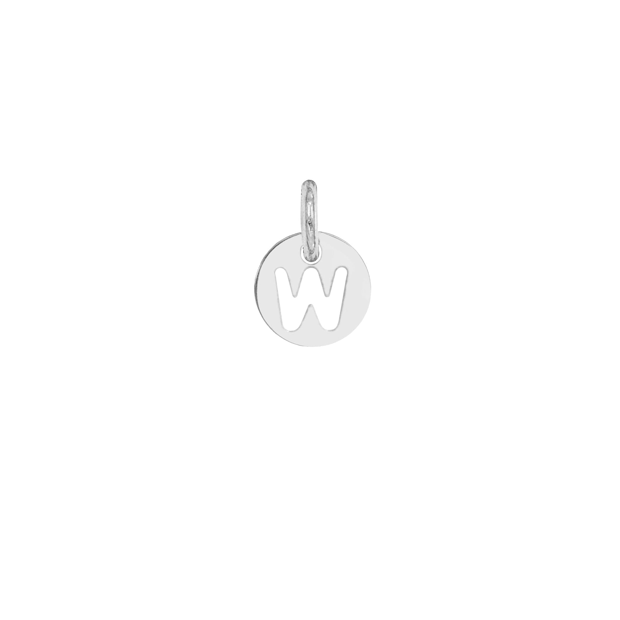 Charm Lettera W in Oro