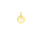 Charm Lettera in Oro – Modello 3 W Oro Giallo