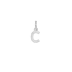 Charm Lettera in Oro – Modello 1 C Oro Bianco