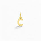 Collana Cordino con Lettera in Oro
