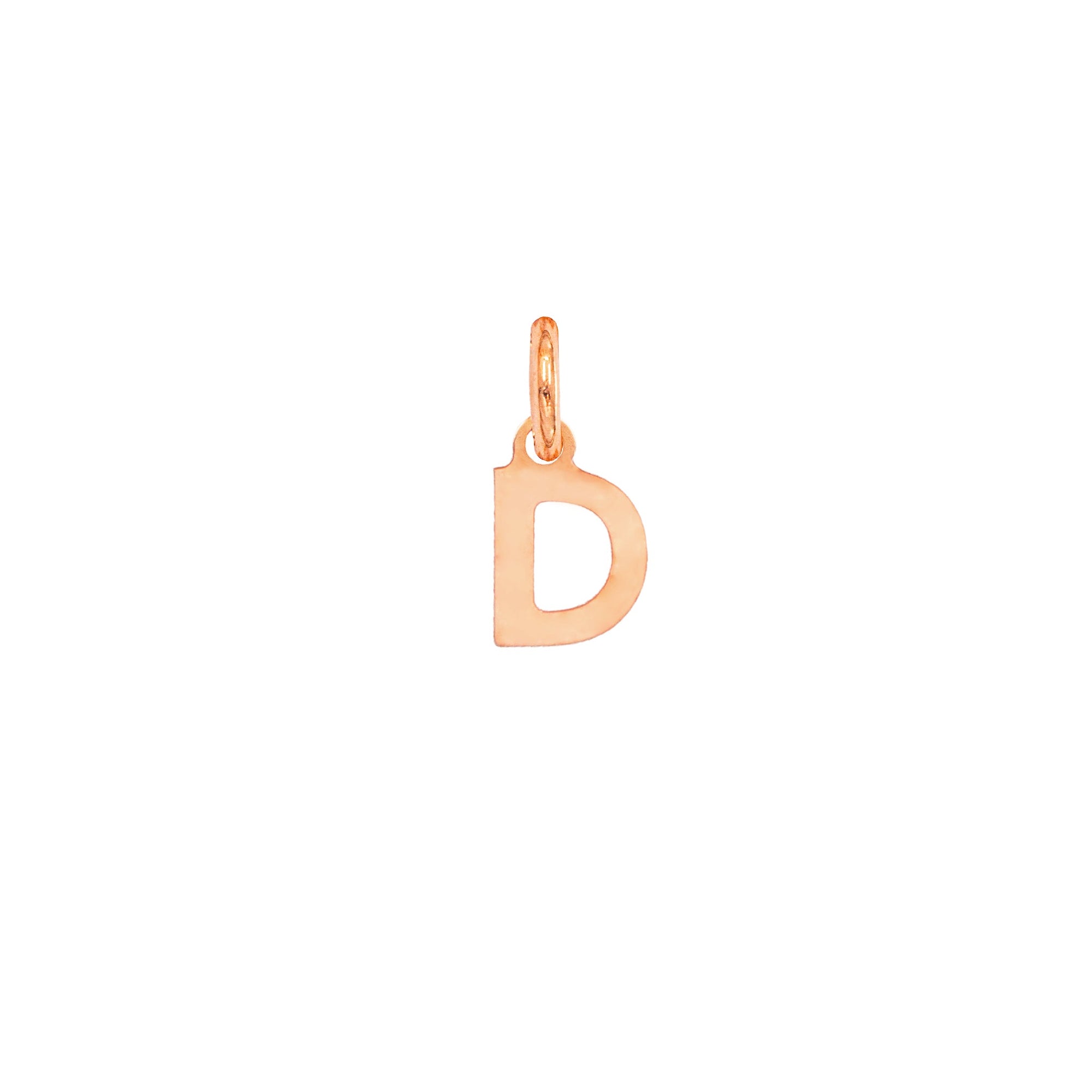 Charm Lettera D in Oro