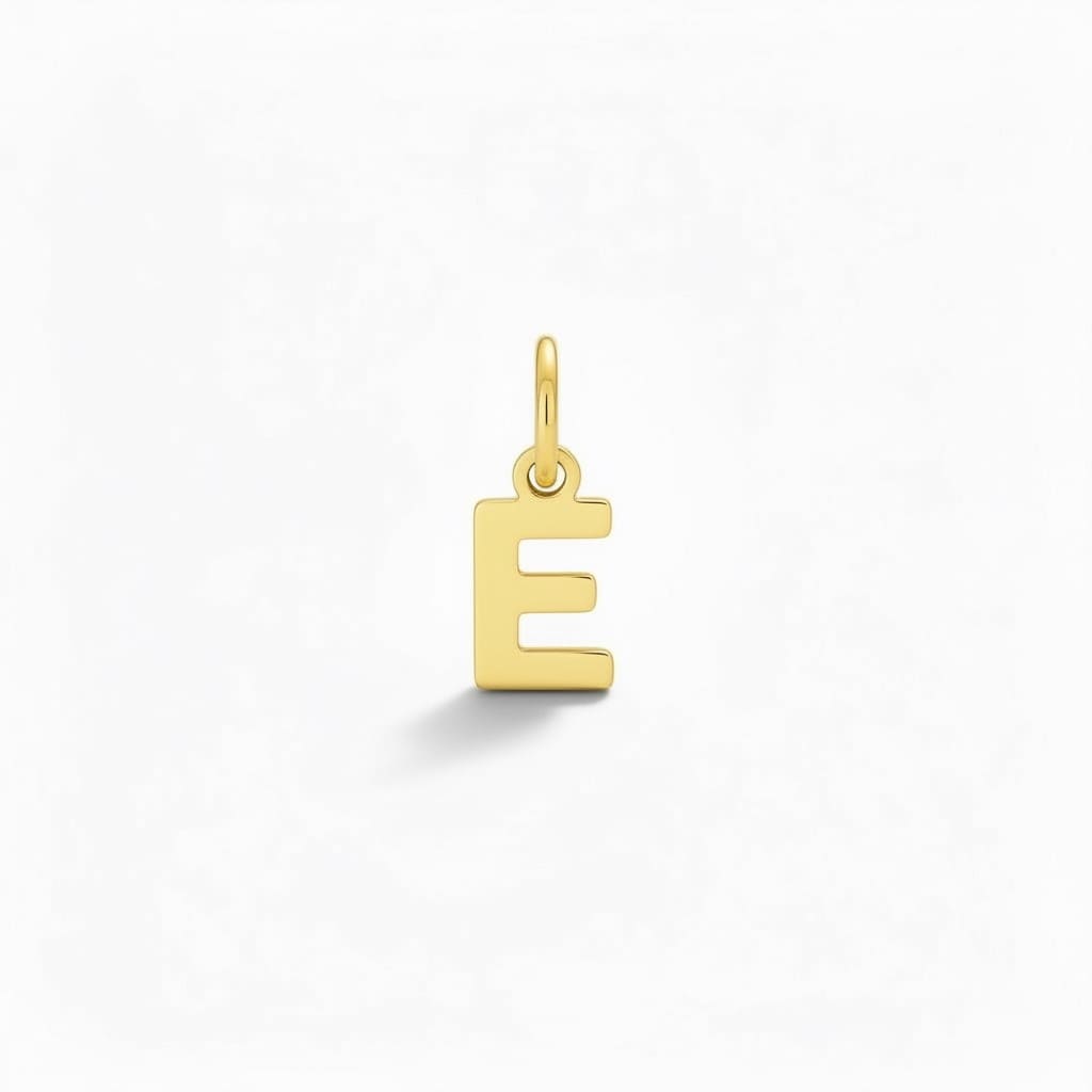 Collana Cordino con Lettera in Oro