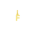 Charm Lettera in Oro – Modello 1 F Oro Giallo