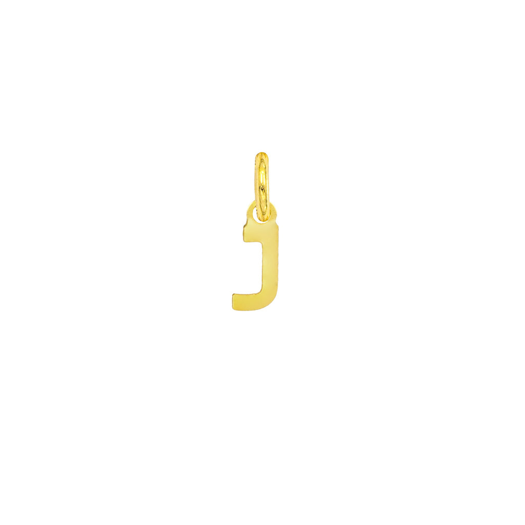 Charm Lettera in Oro – Modello 1 J Oro Giallo