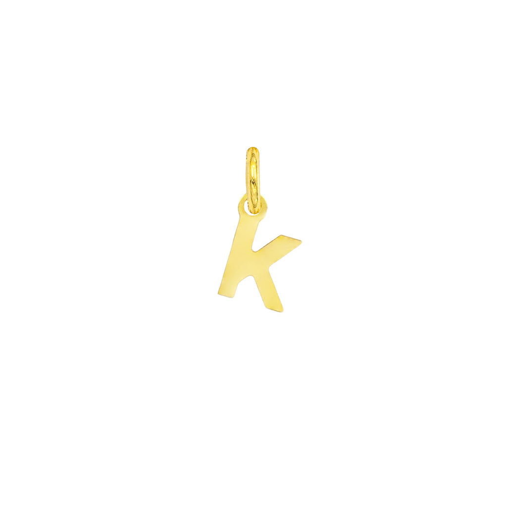 Charm Lettera in Oro – Modello 1 K Oro Giallo