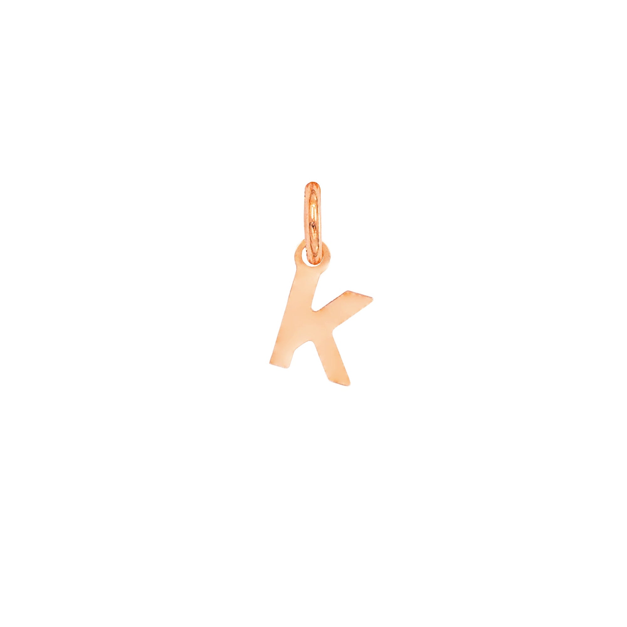 Charm Lettera K in Oro