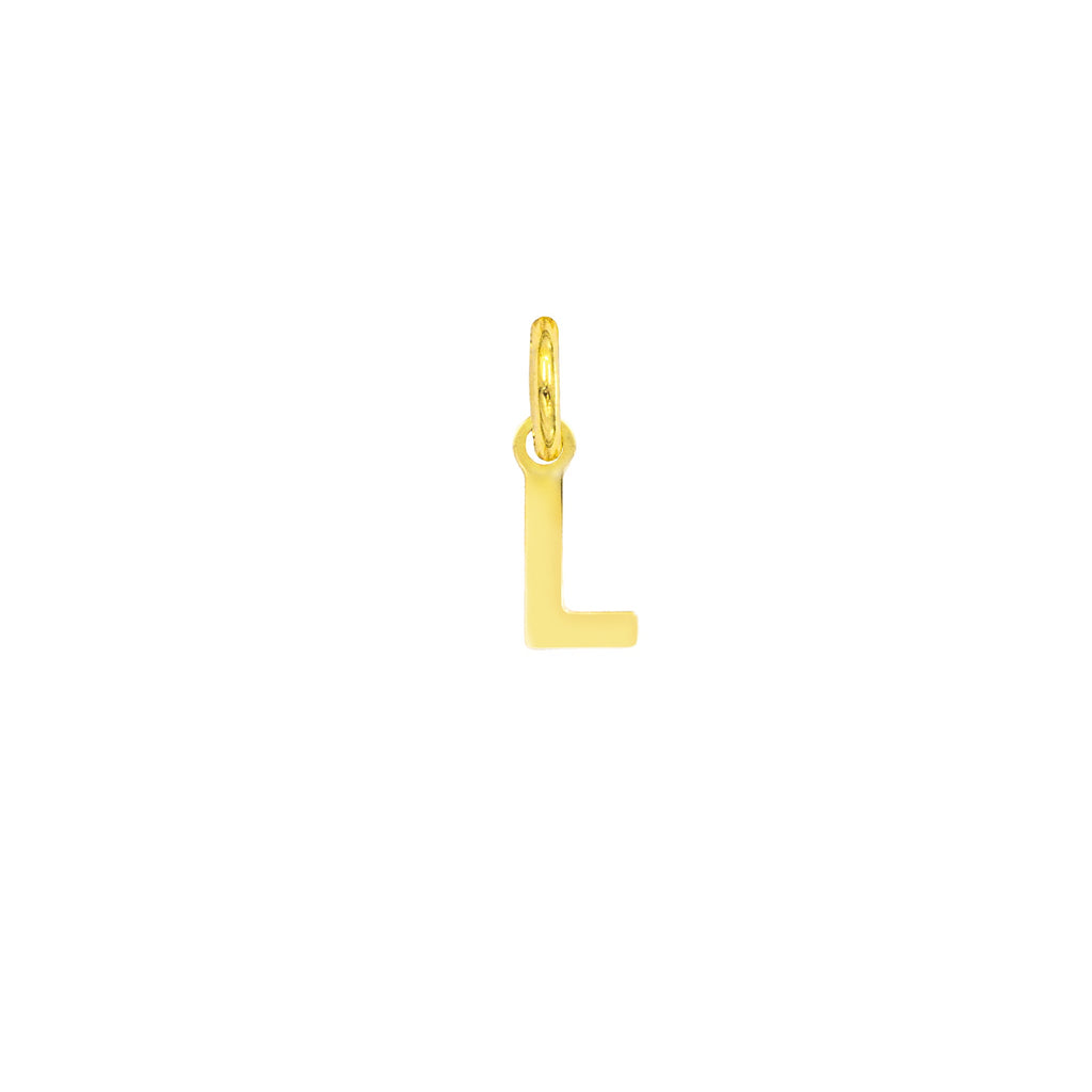 Charm Lettera in Oro – Modello 1 L Oro Giallo