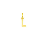 Charm Lettera in Oro – Modello 1 L Oro Giallo