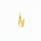 Collana Cordino con Lettera in Oro