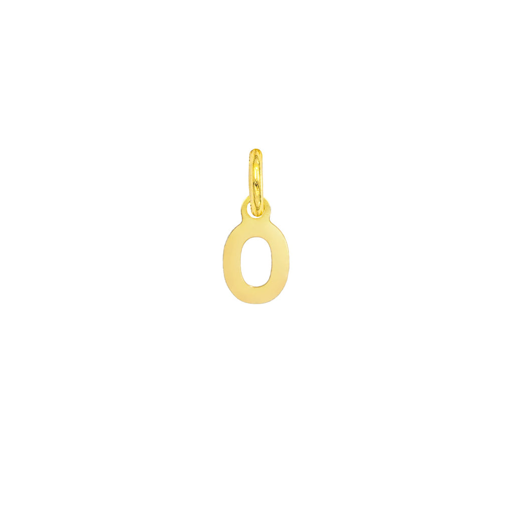 Charm Lettera in Oro – Modello 1 O Oro Giallo