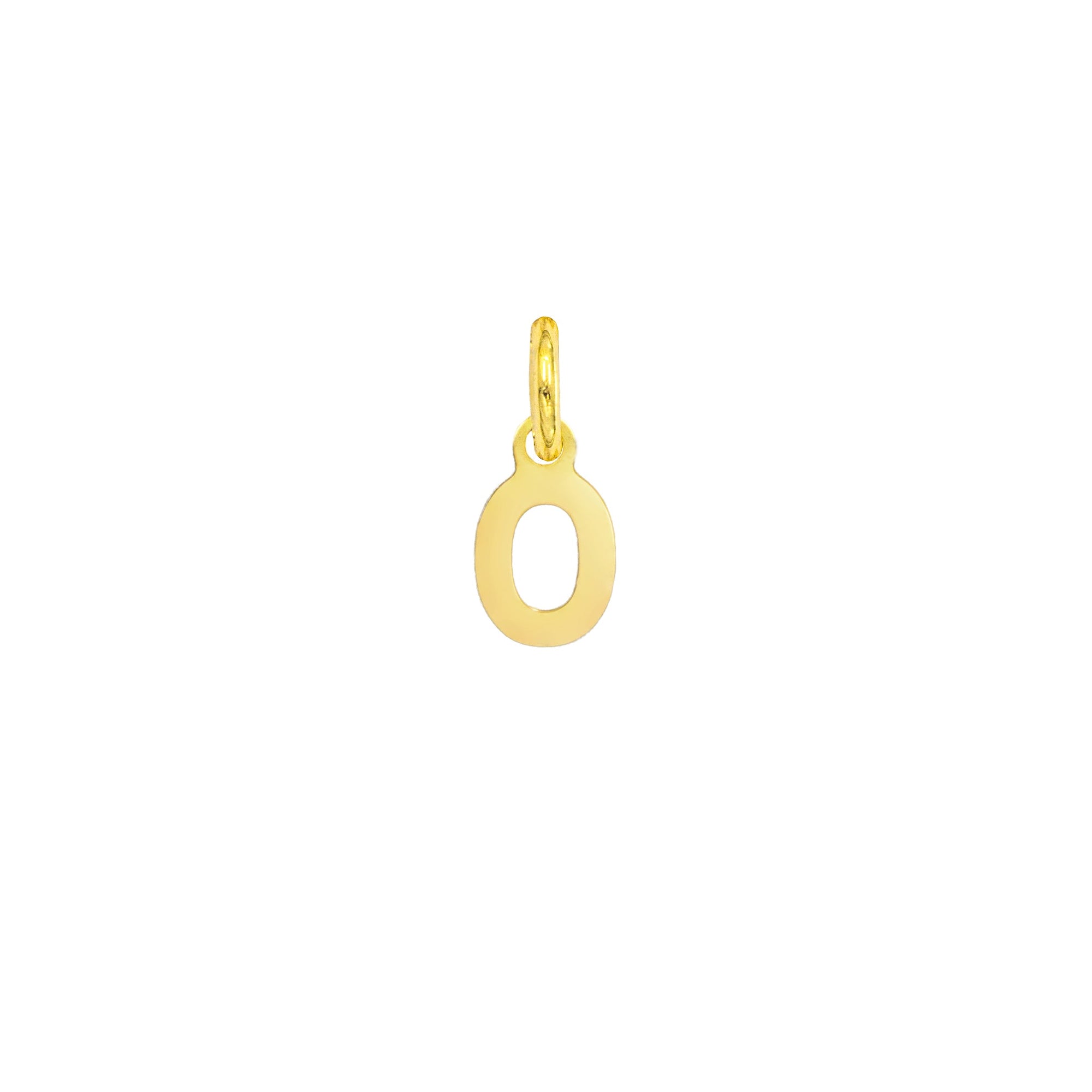 Charm Lettera O in Oro