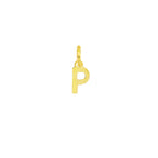 Charm Lettera in Oro – Modello 1 P Oro Giallo