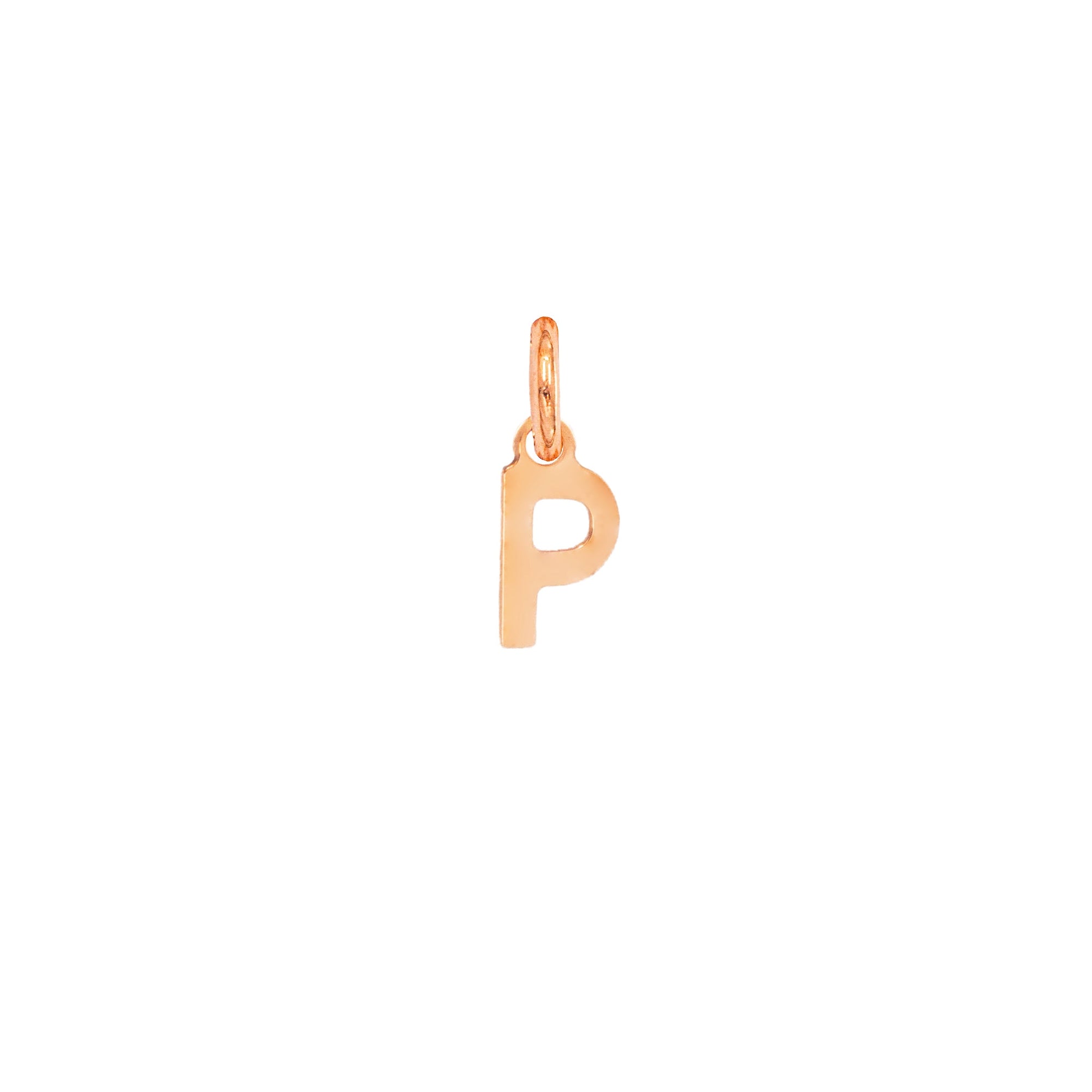 Charm Lettera P in Oro