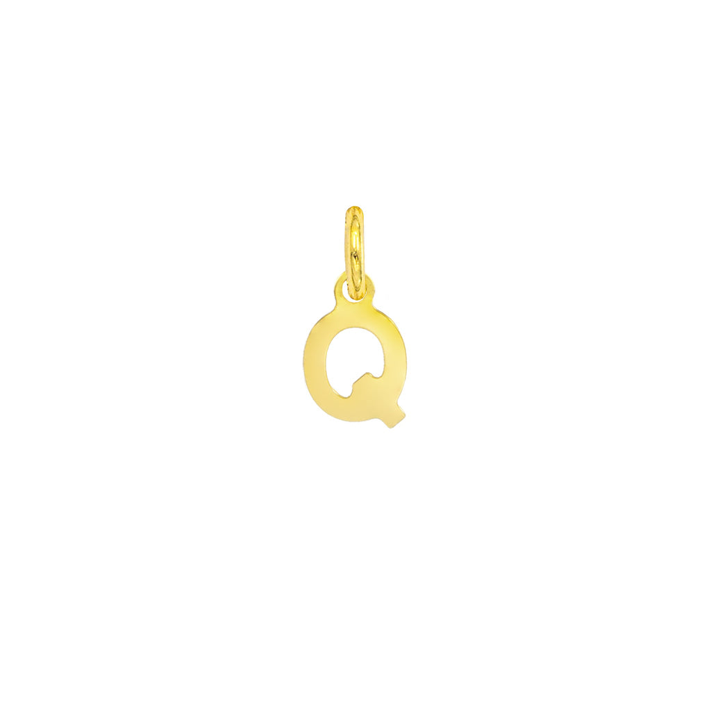 Charm Lettera in Oro – Modello 1 Q Oro Giallo