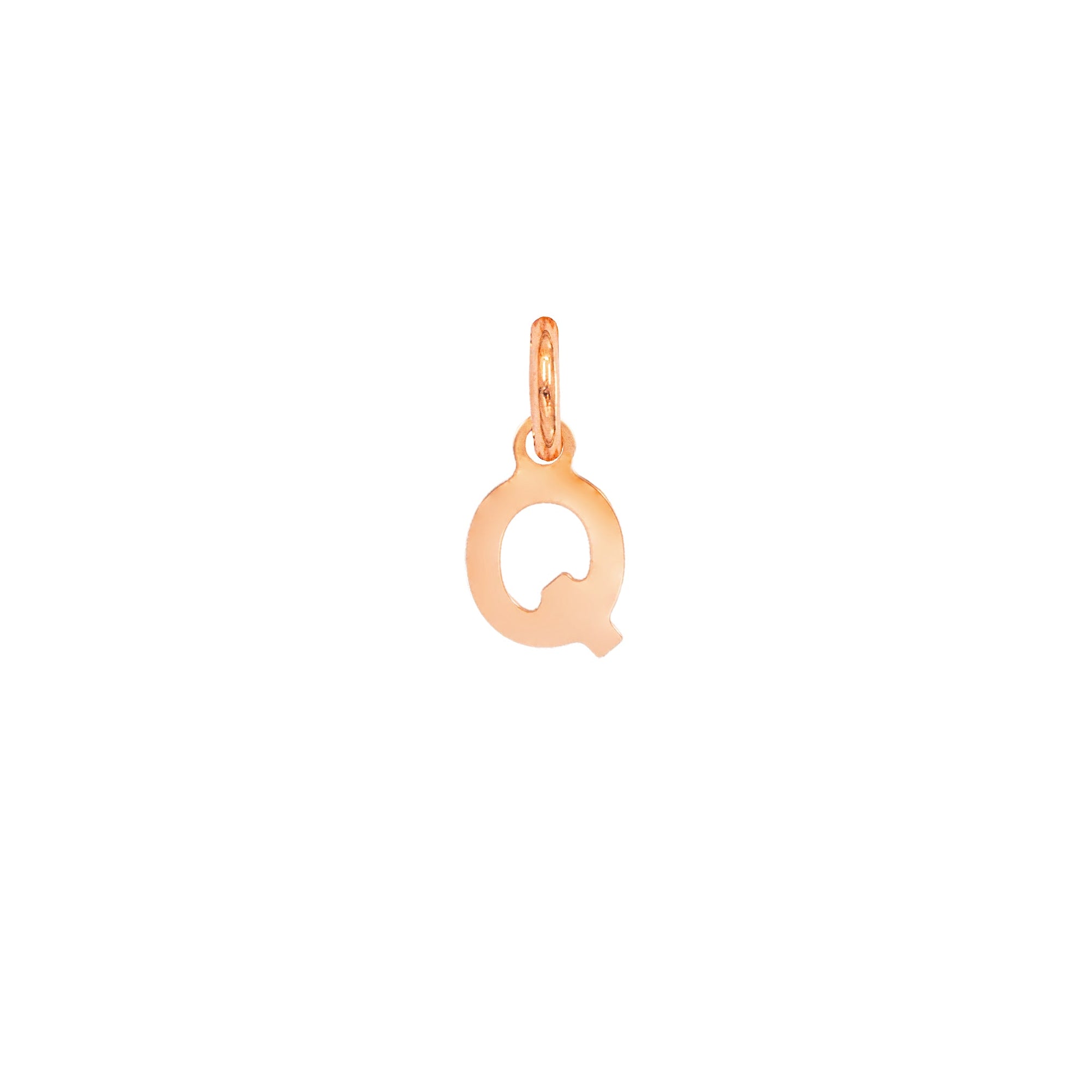 Charm Lettera Q in Oro