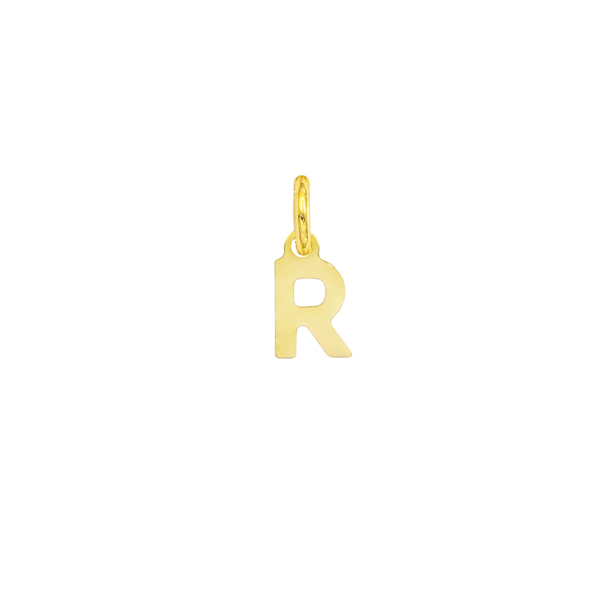 Charm Lettera R in Oro