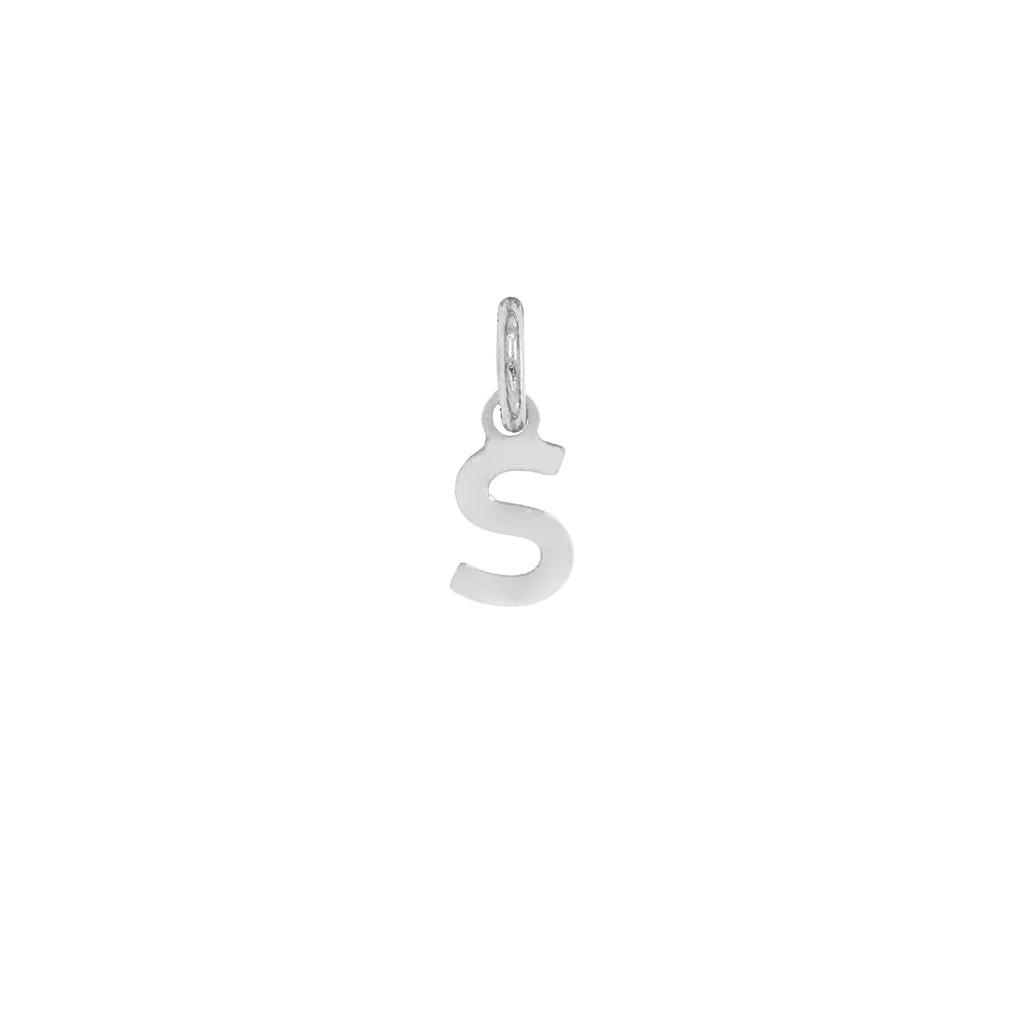 Charm Lettera in Oro – Modello 1 S Oro Bianco