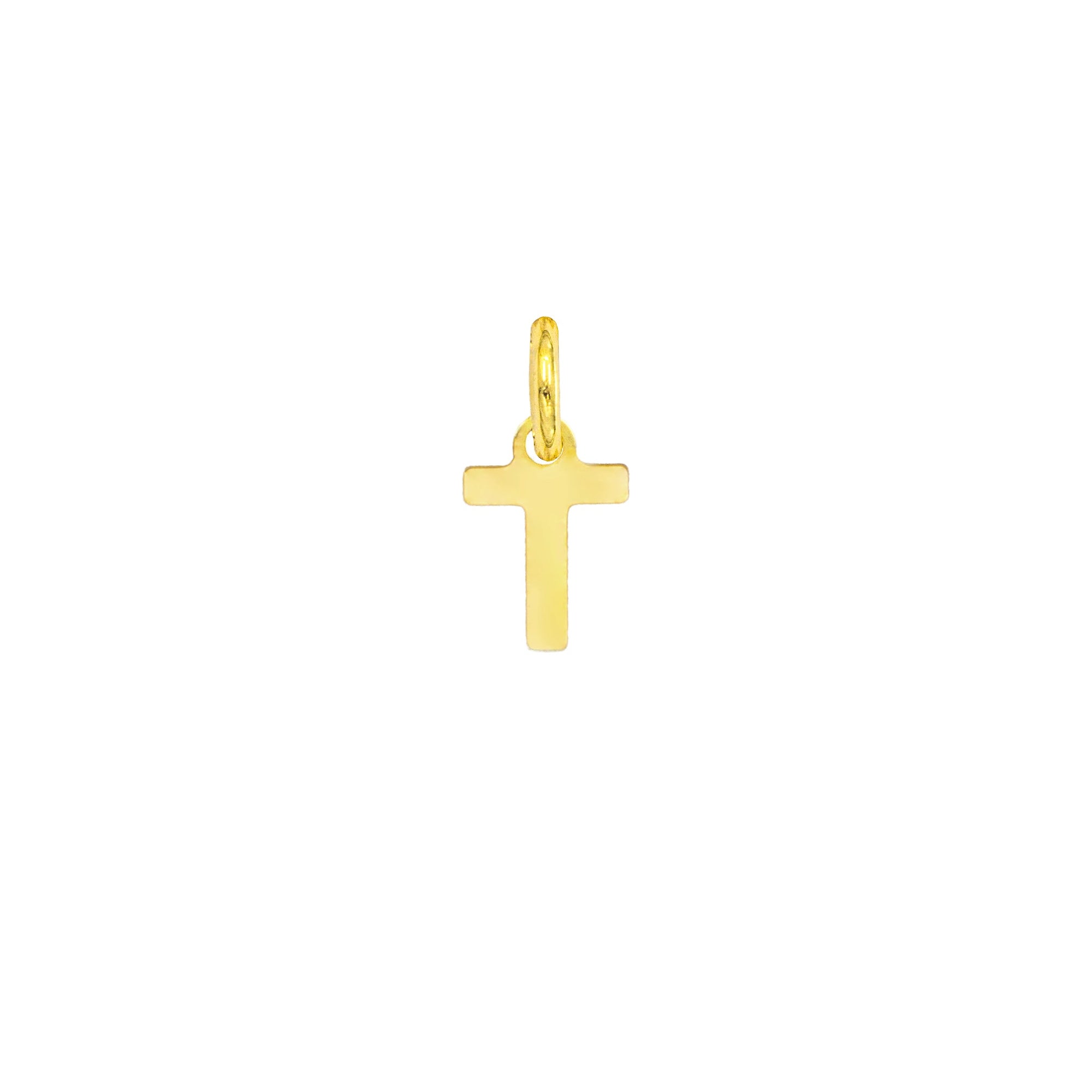 Charm Lettera T in Oro