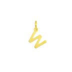 Charm Lettera in Oro – Modello 1 W Oro Giallo