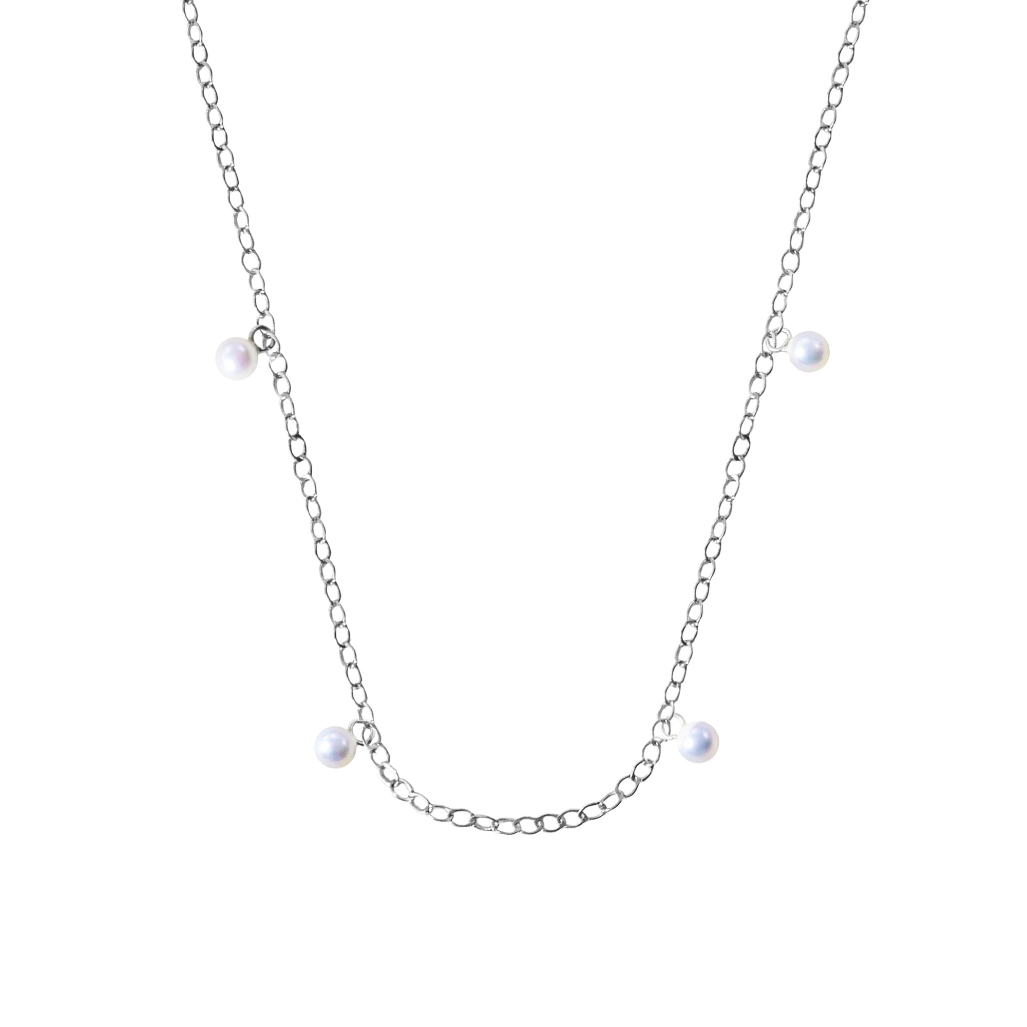 Base Collana in Oro e Perle