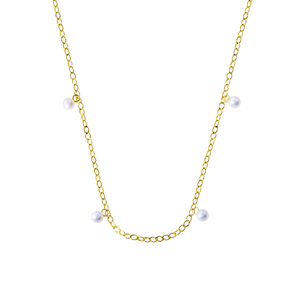 Base Collana in Oro e Perle in oro giallo | Facco Gioielli