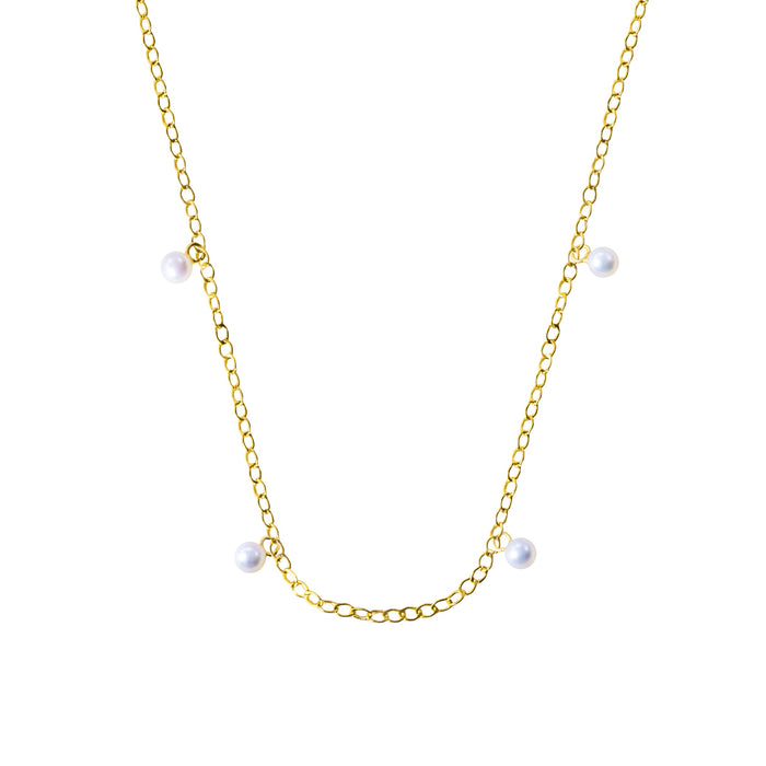 Base Collana in Oro e Perle