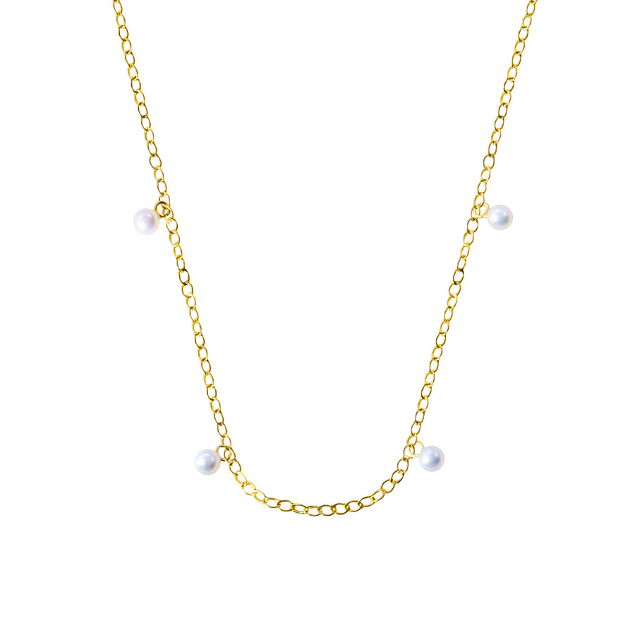 Base Collana in Oro e Perle