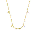 Base Collana in Oro e Zirconi in oro giallo | Facco Gioielli