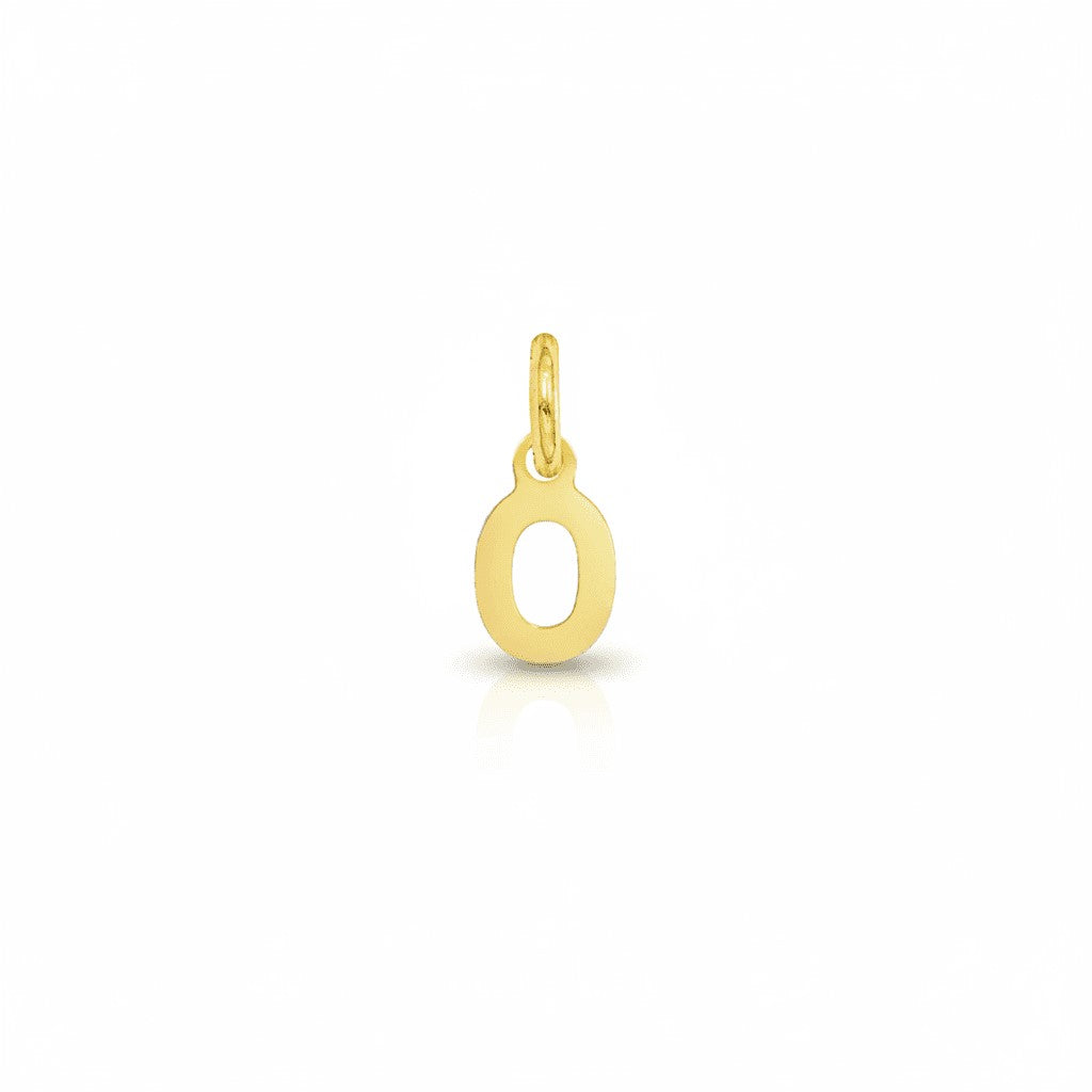 Collana Cordino con Lettera in Oro