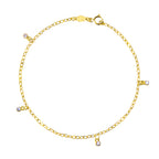 Base Bracciale in Oro e Zirconi in oro giallo | Facco Gioielli