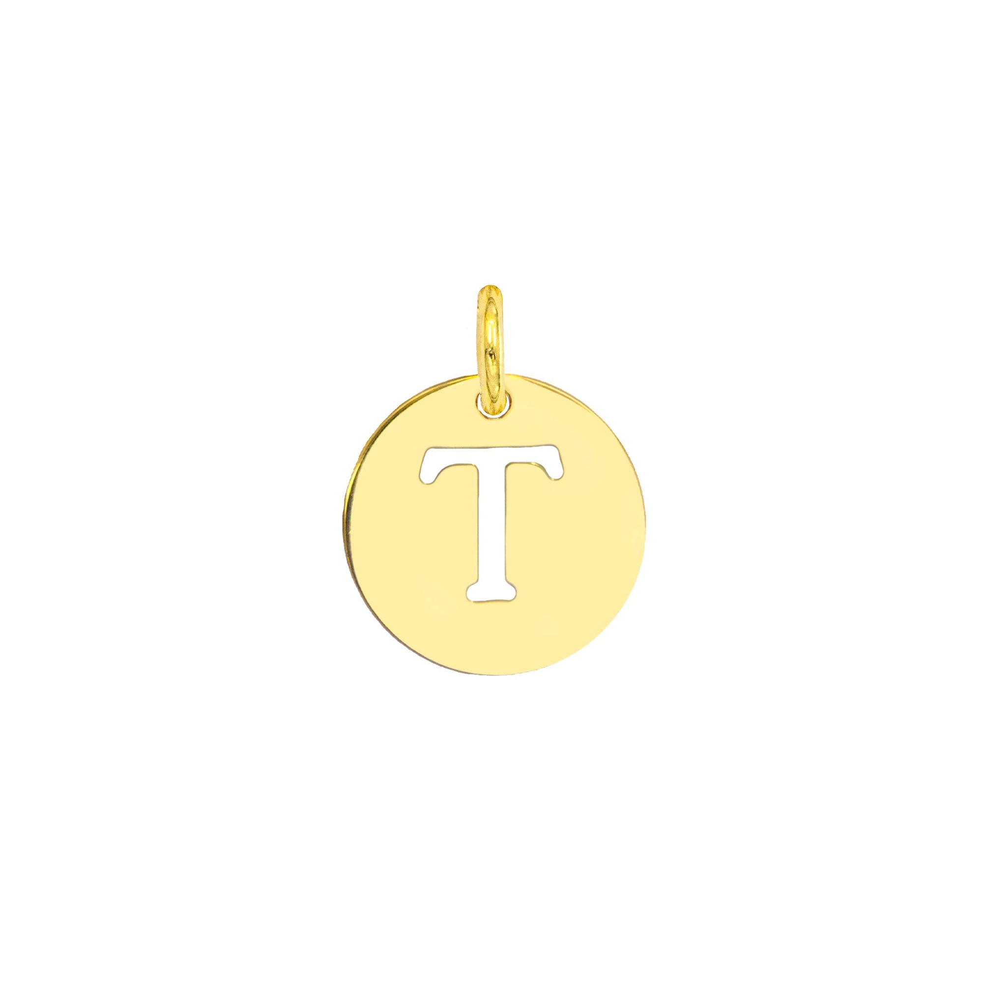 Charm Lettera T in Oro