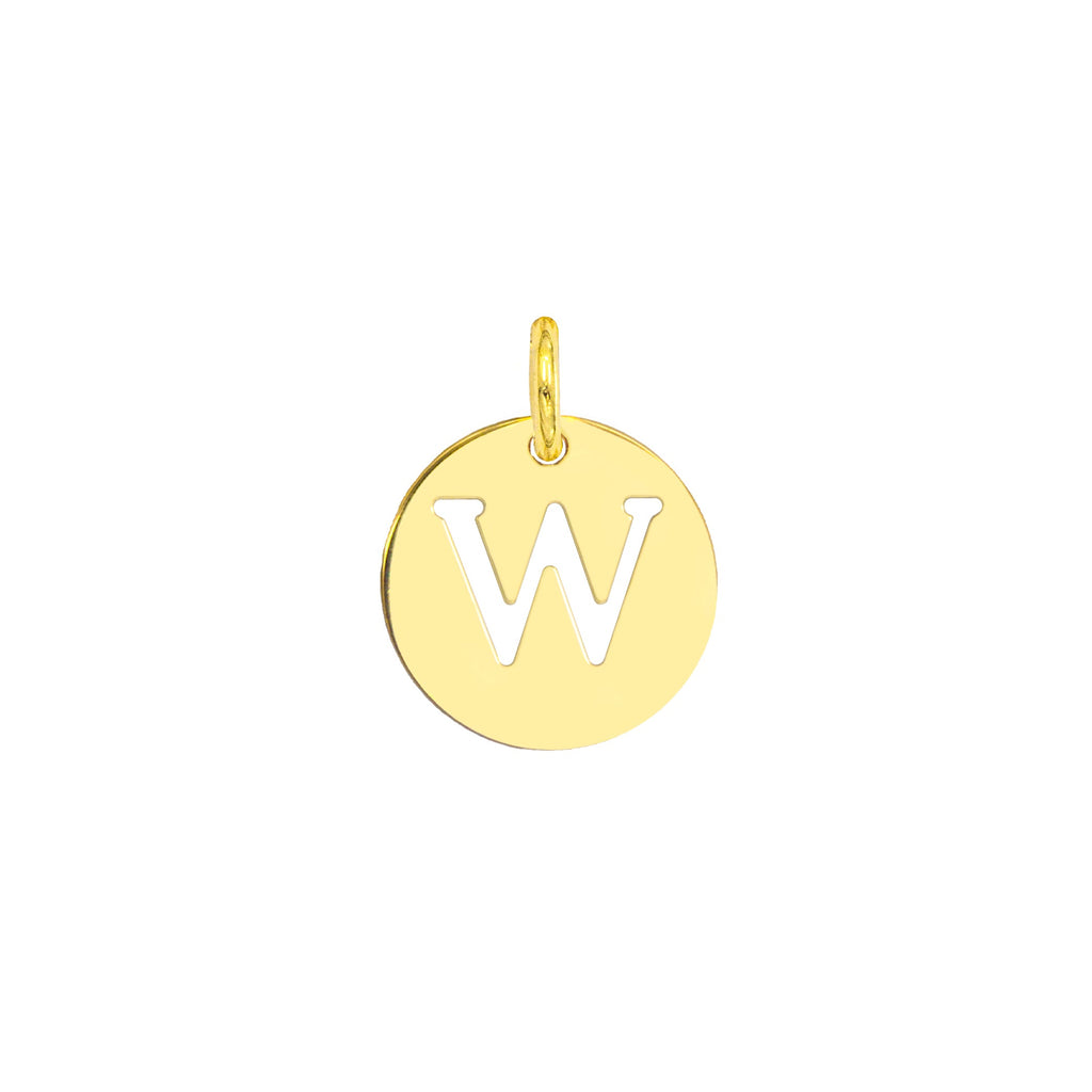 Charm Lettera in Oro – Modello 4 W Oro Giallo