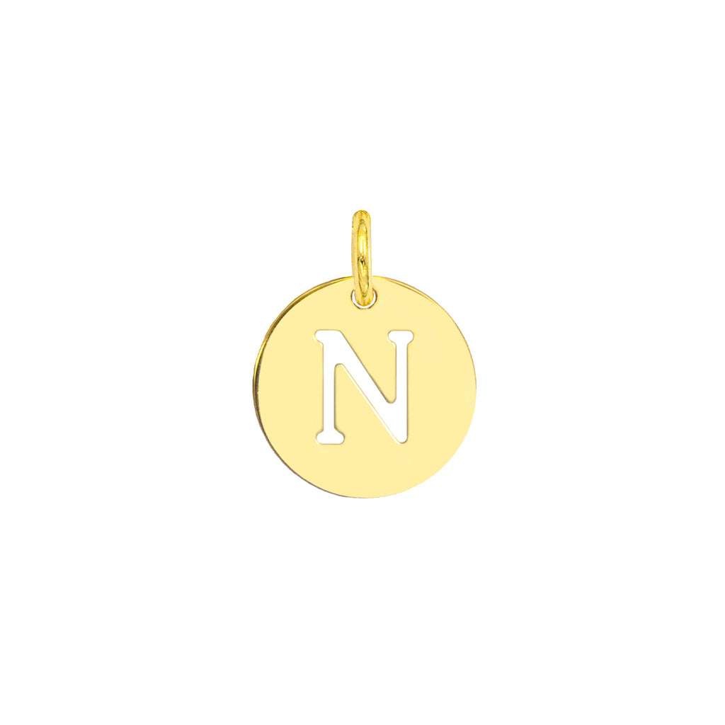 Charm Lettera in Oro – Modello 4 N Oro Giallo