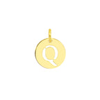 Charm Lettera in Oro – Modello 4 Q Oro Giallo