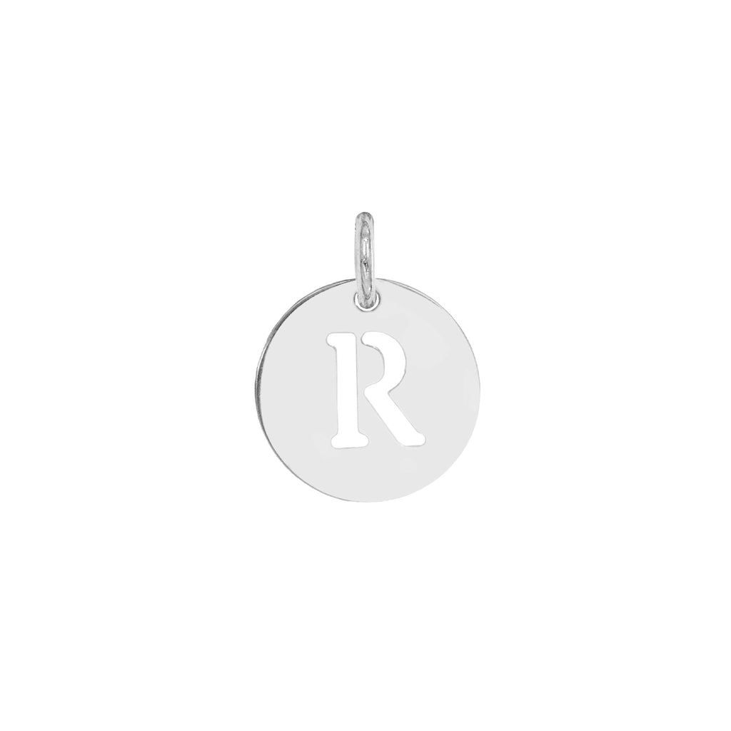 Charm Lettera in Oro – Modello 4 R Oro Bianco