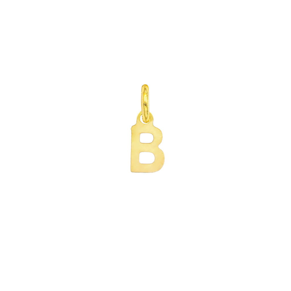 Charm Lettera in Oro – Modello 1 B Oro Giallo