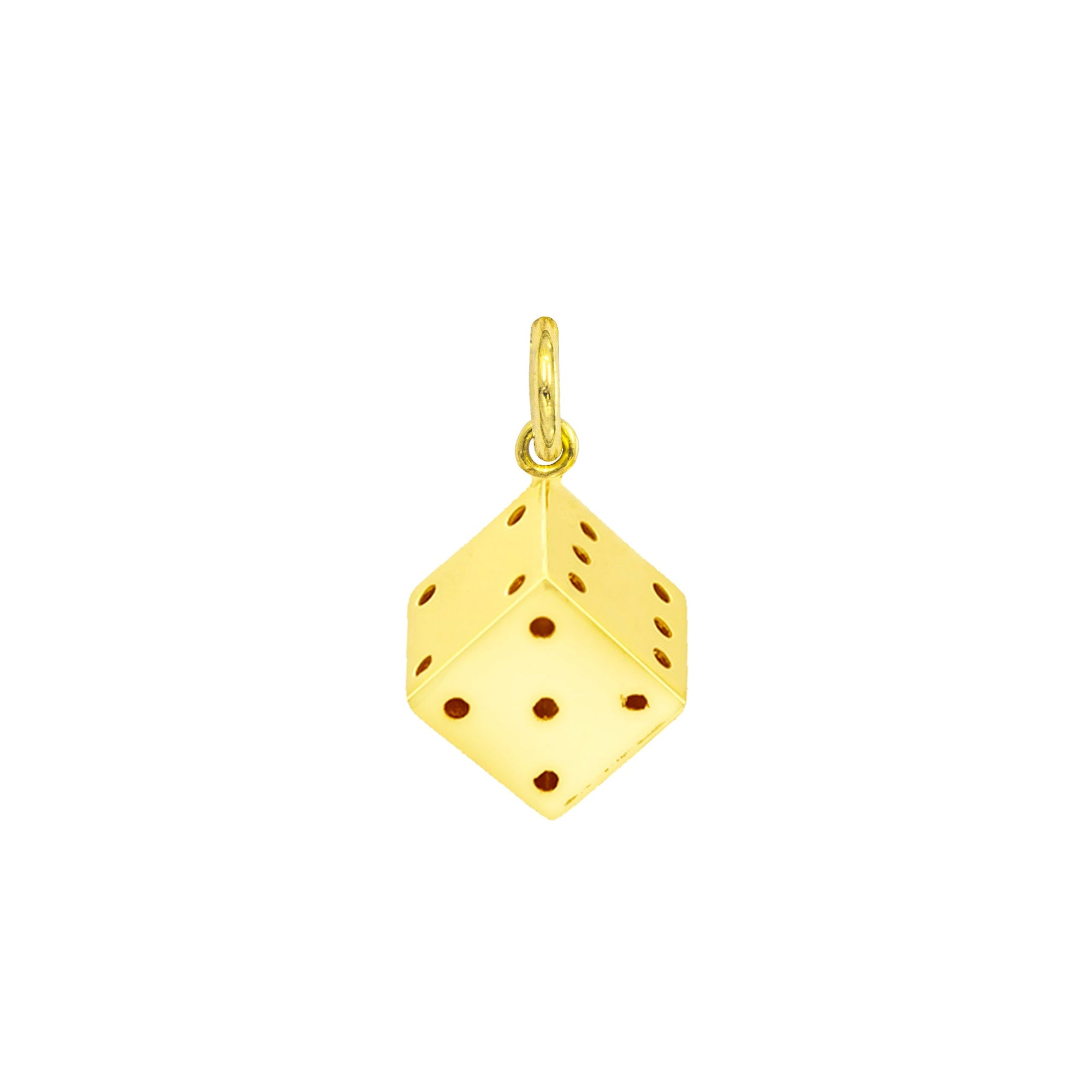 Charm Dado in Oro