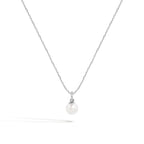 Collana Perla in Oro - Oro Bianco | Facco Gioielli