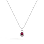 Collana GEMME in Oro e Zirconi - Oro Bianco | Facco Gioielli