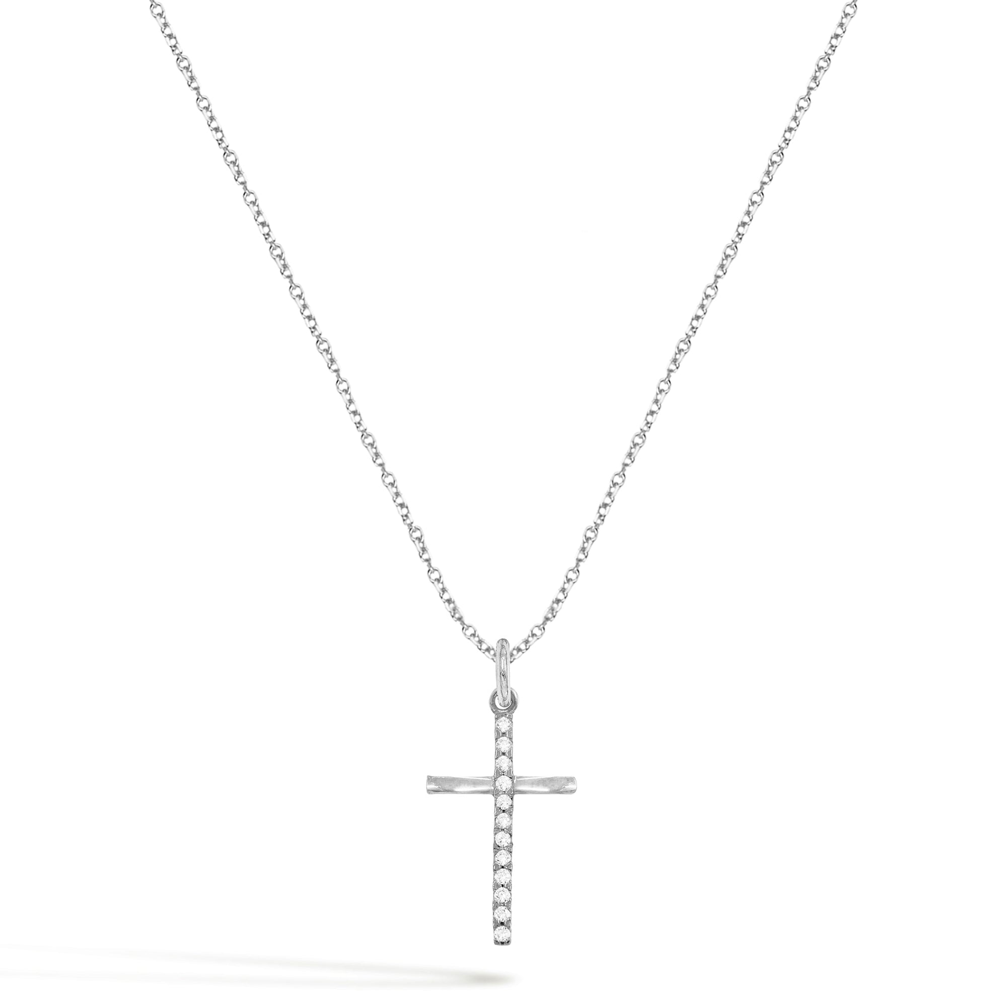 Collana Credo in Oro e Zirconi